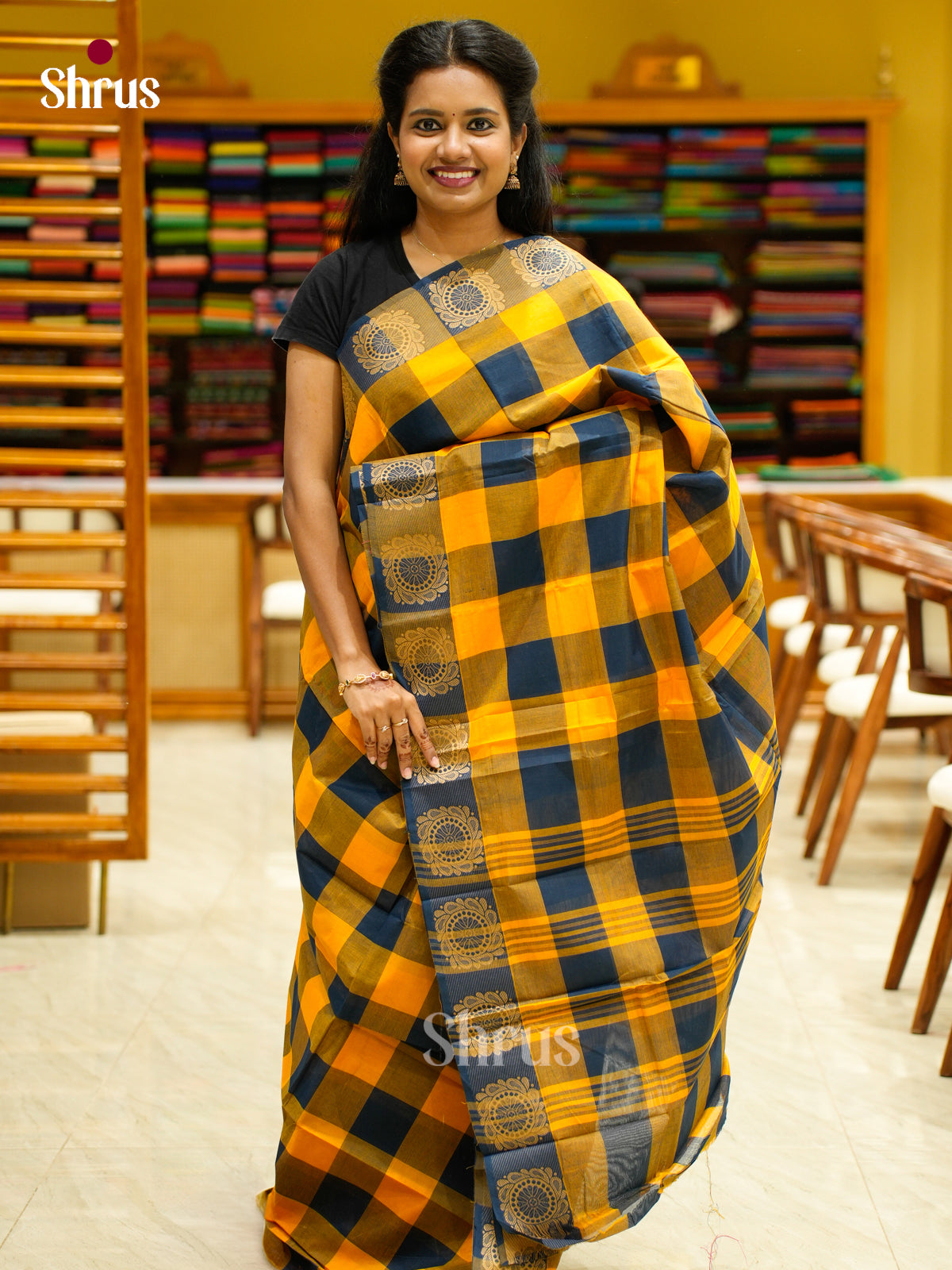 Chettinad Cotton Saree - EFS01037 - Shop on Shrus.com