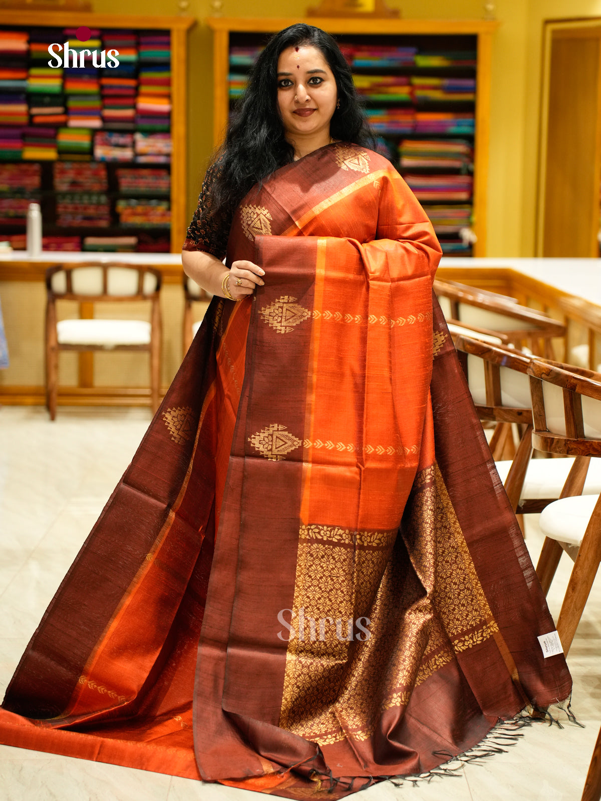 Raw Silk Saree - EFS01075