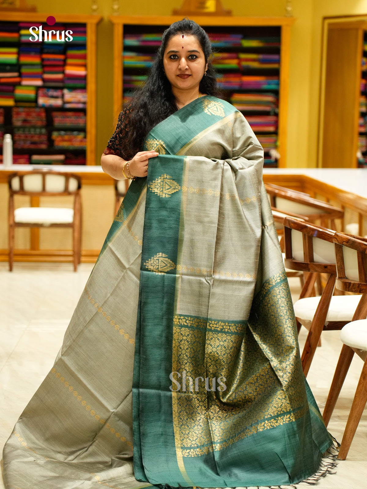 Raw Silk Saree - EFS01078