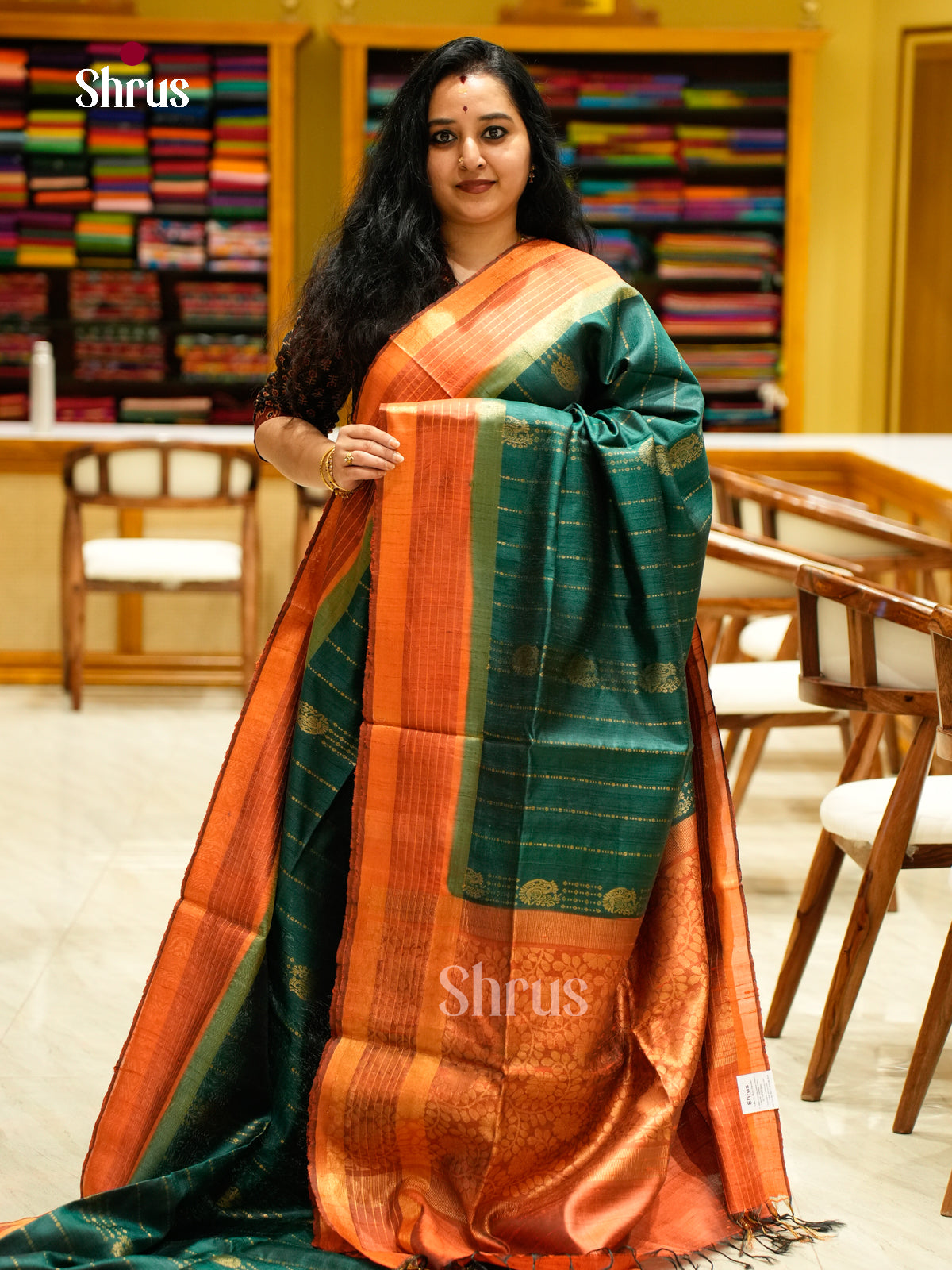 Raw Silk Saree - EFS01090