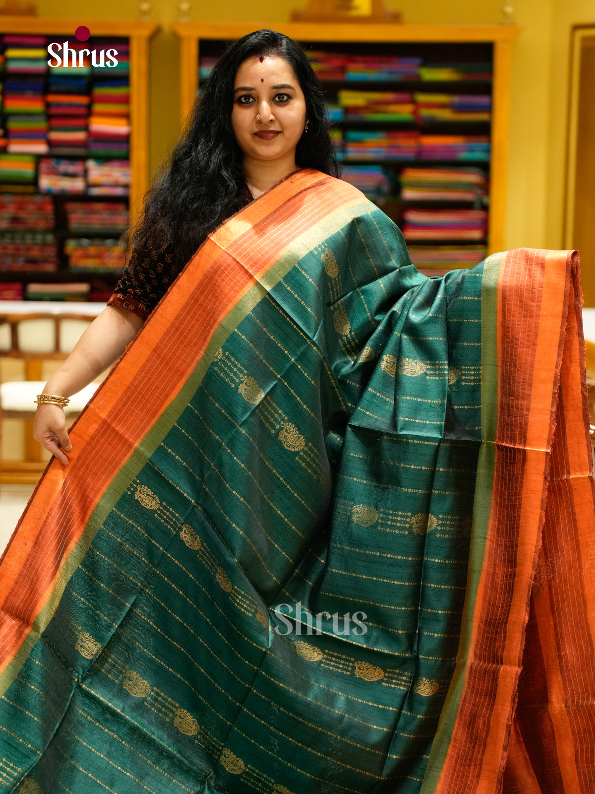 Raw Silk Saree - EFS01090