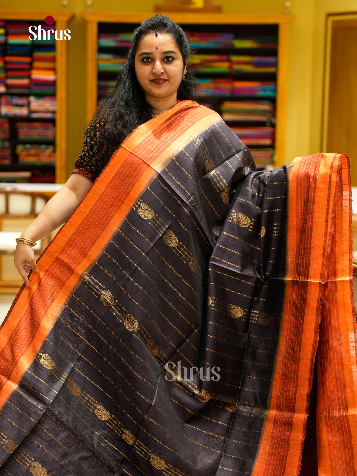 Raw Silk Saree - EFS01095