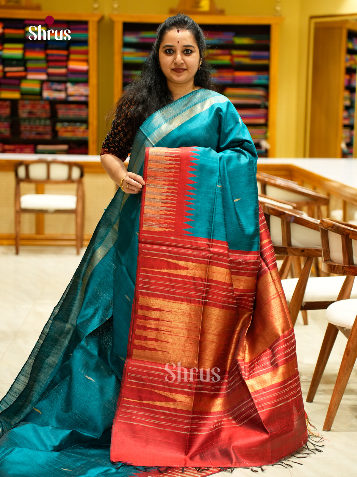 Raw Silk Saree - EFS01121