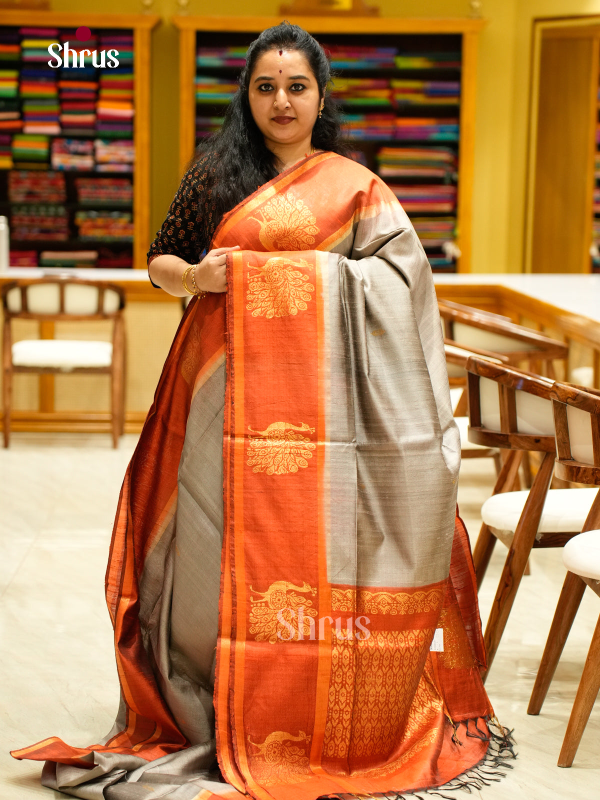 Raw Silk Saree - EFS01145