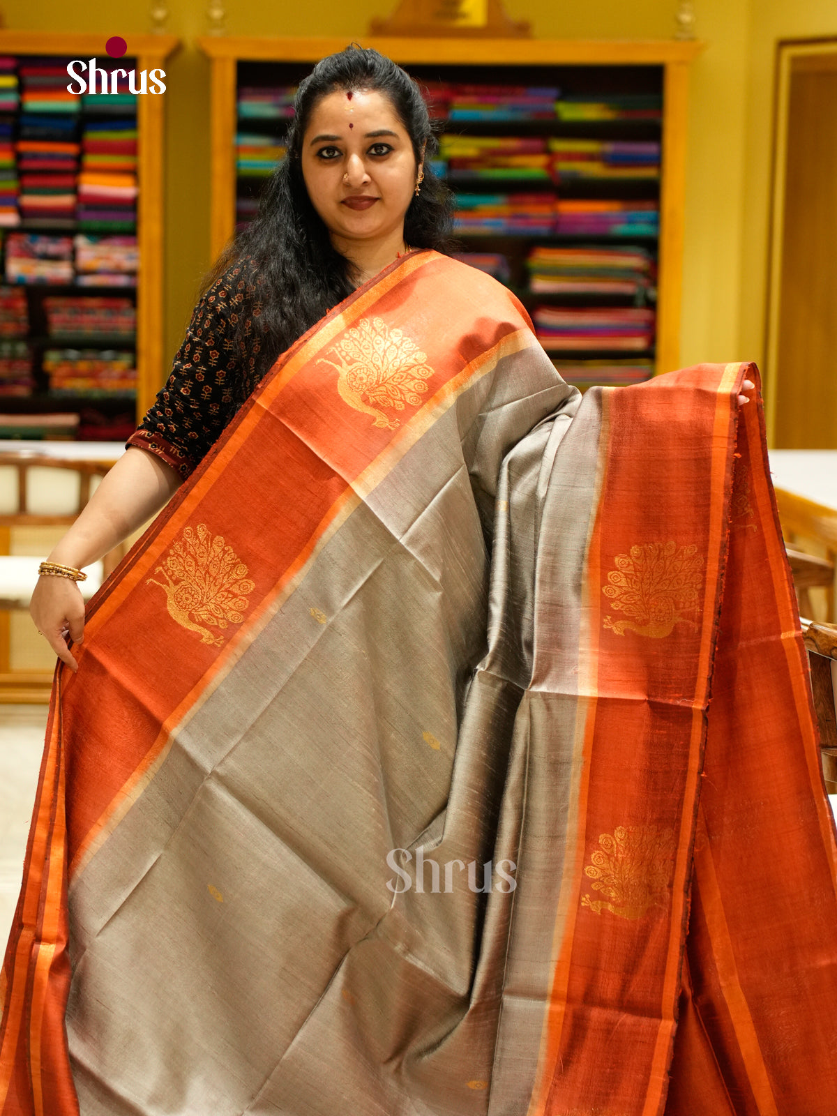 Raw Silk Saree - EFS01145
