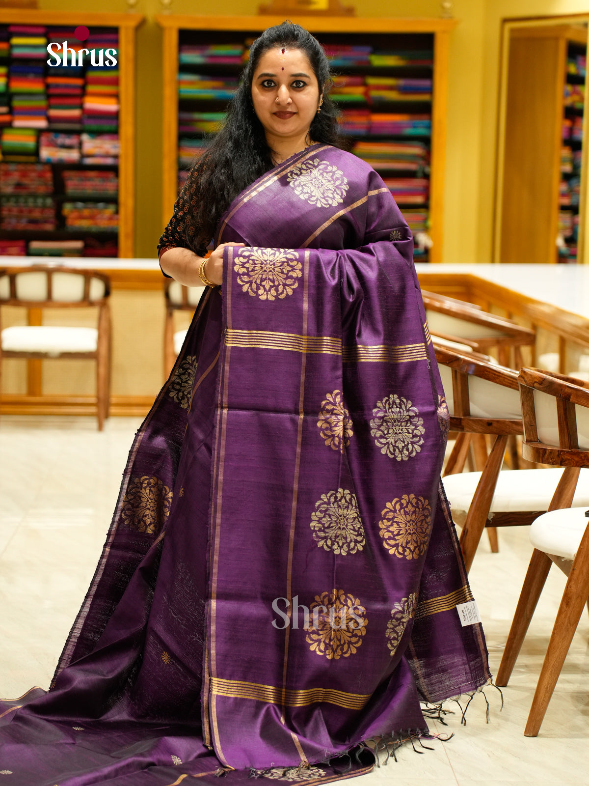 Raw Silk Saree - EFS01157