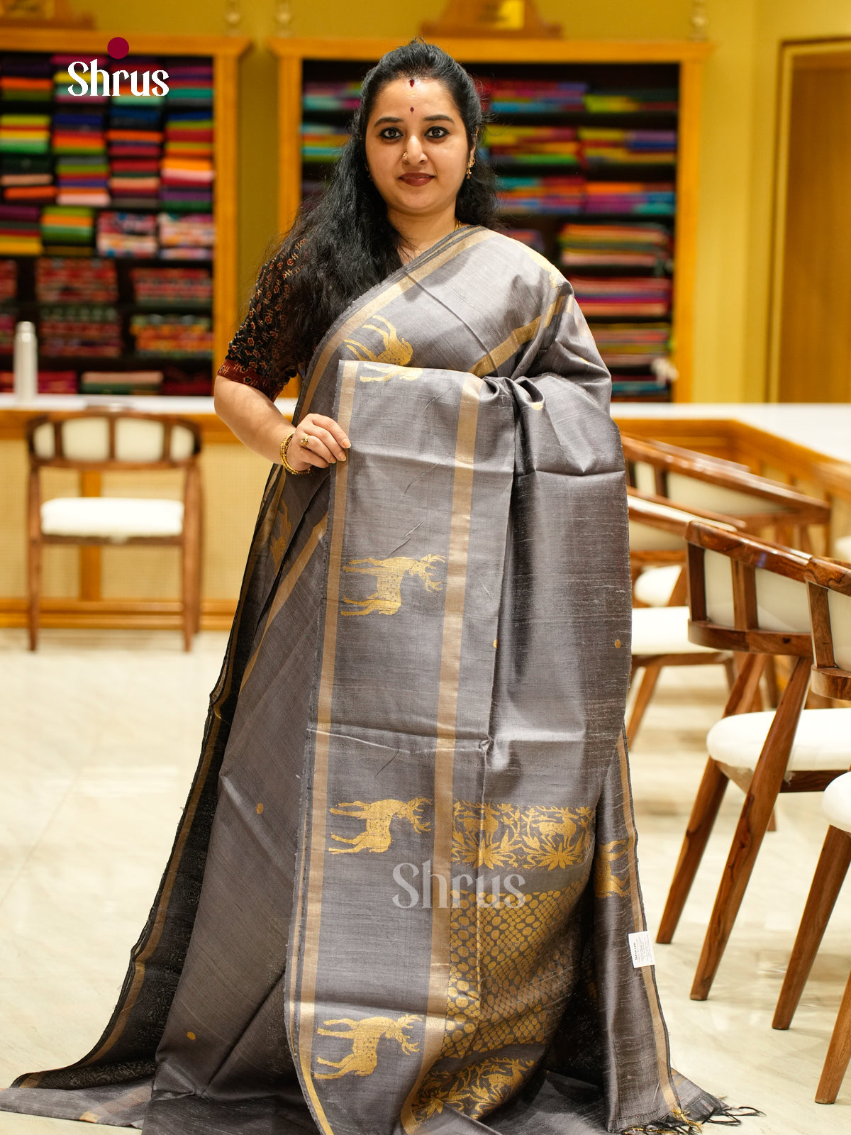 Raw Silk Saree - EFS01163