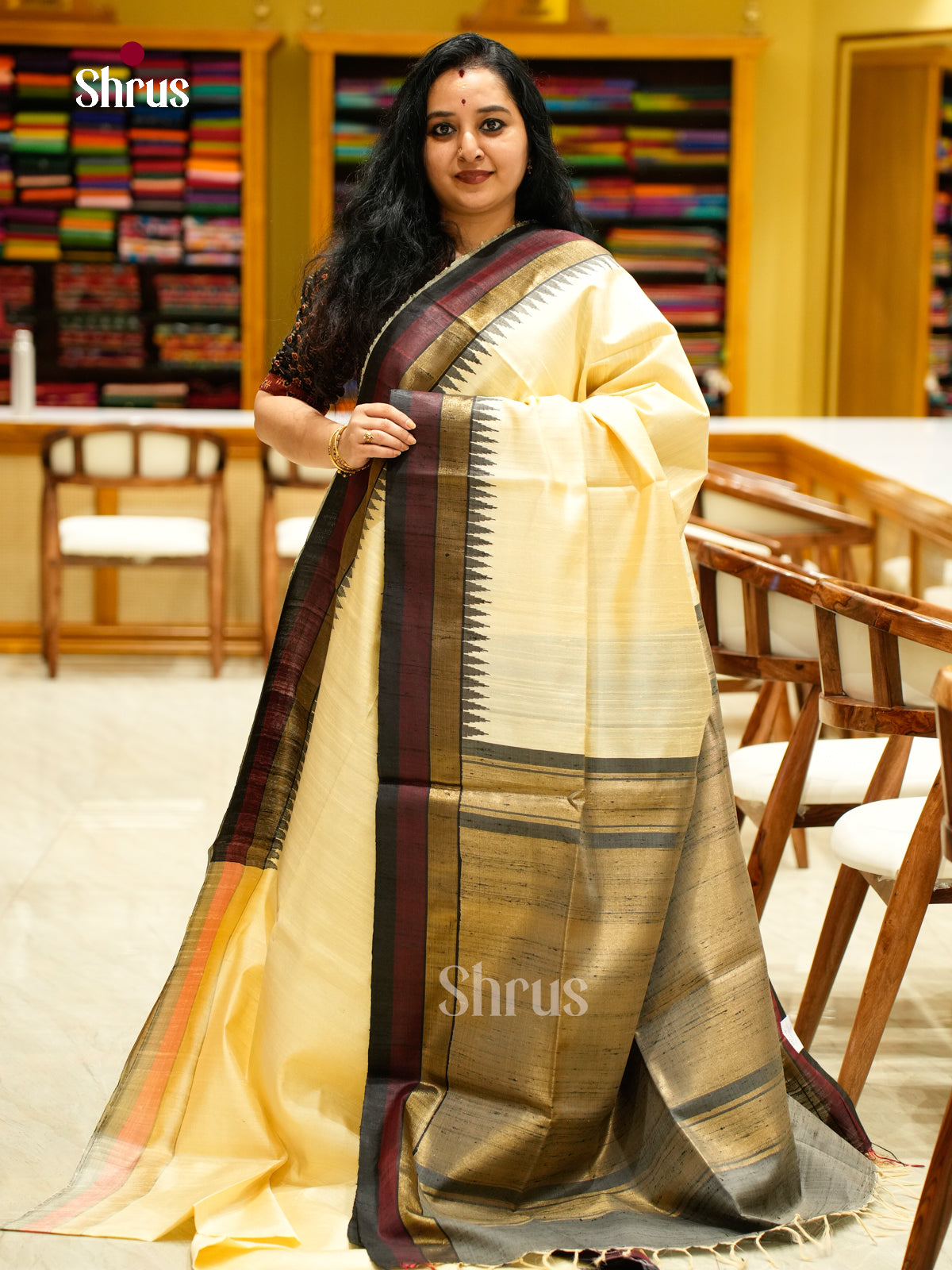 Raw Silk Saree - EFS01166