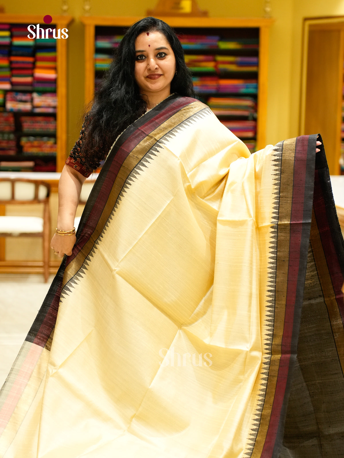 Raw Silk Saree - EFS01166