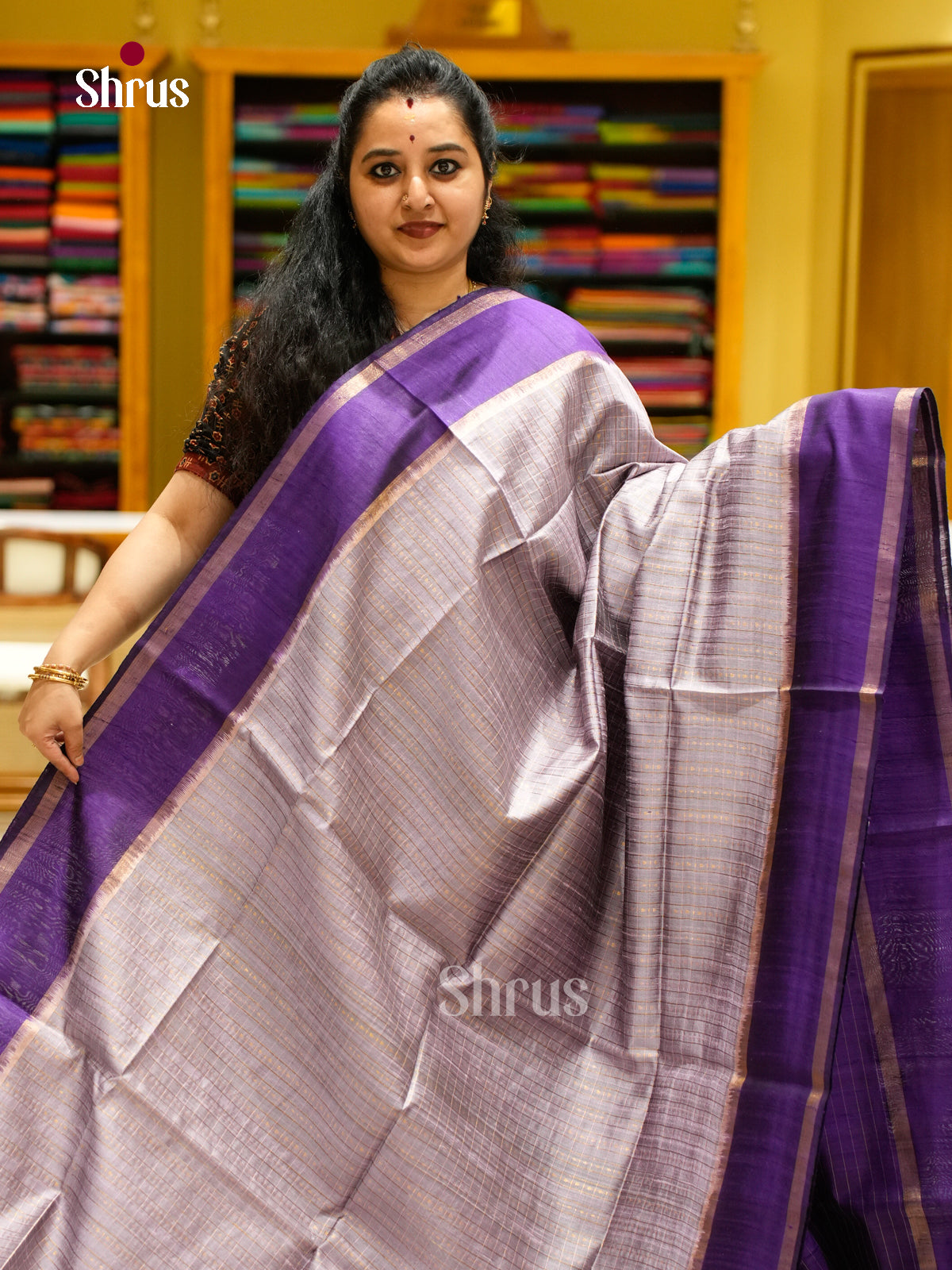 Raw Silk Saree - EFS01173
