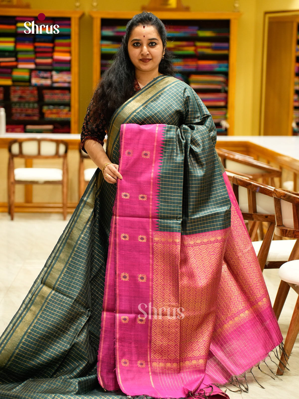 Raw Silk Saree - EFS01196