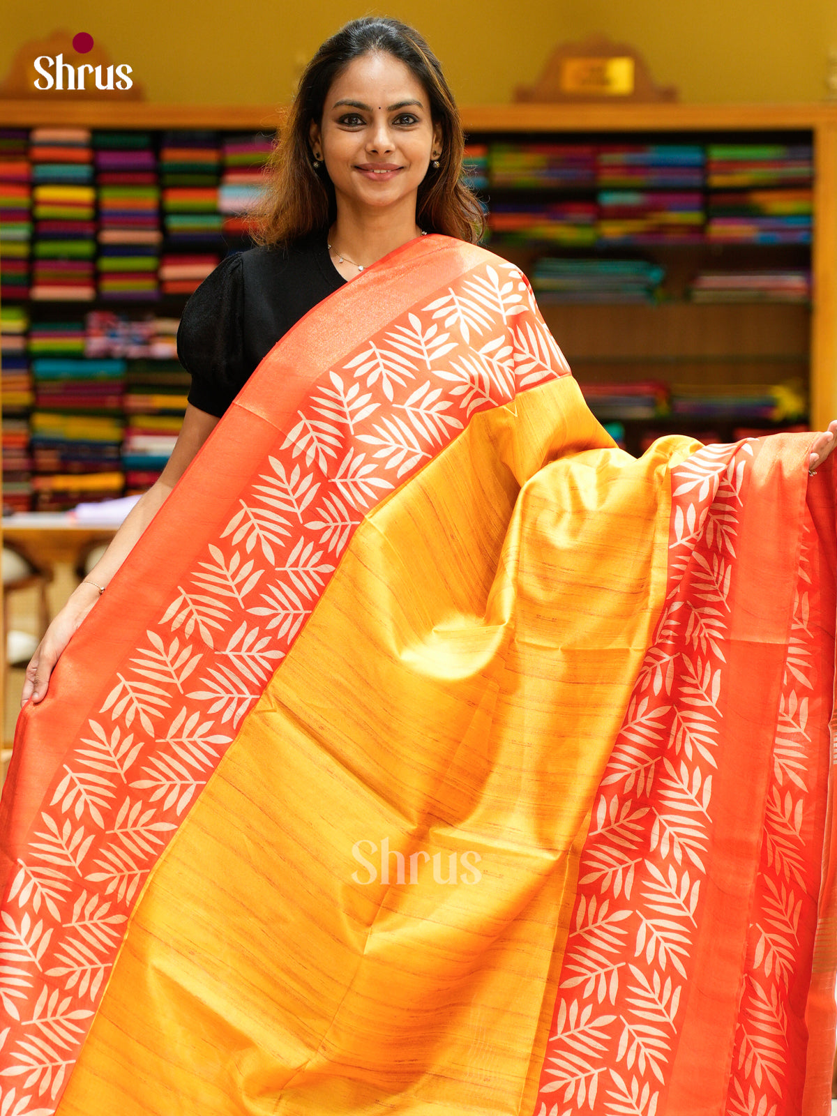 Champa semitussar Saree - EFS01212 - Shop on Shrus.com