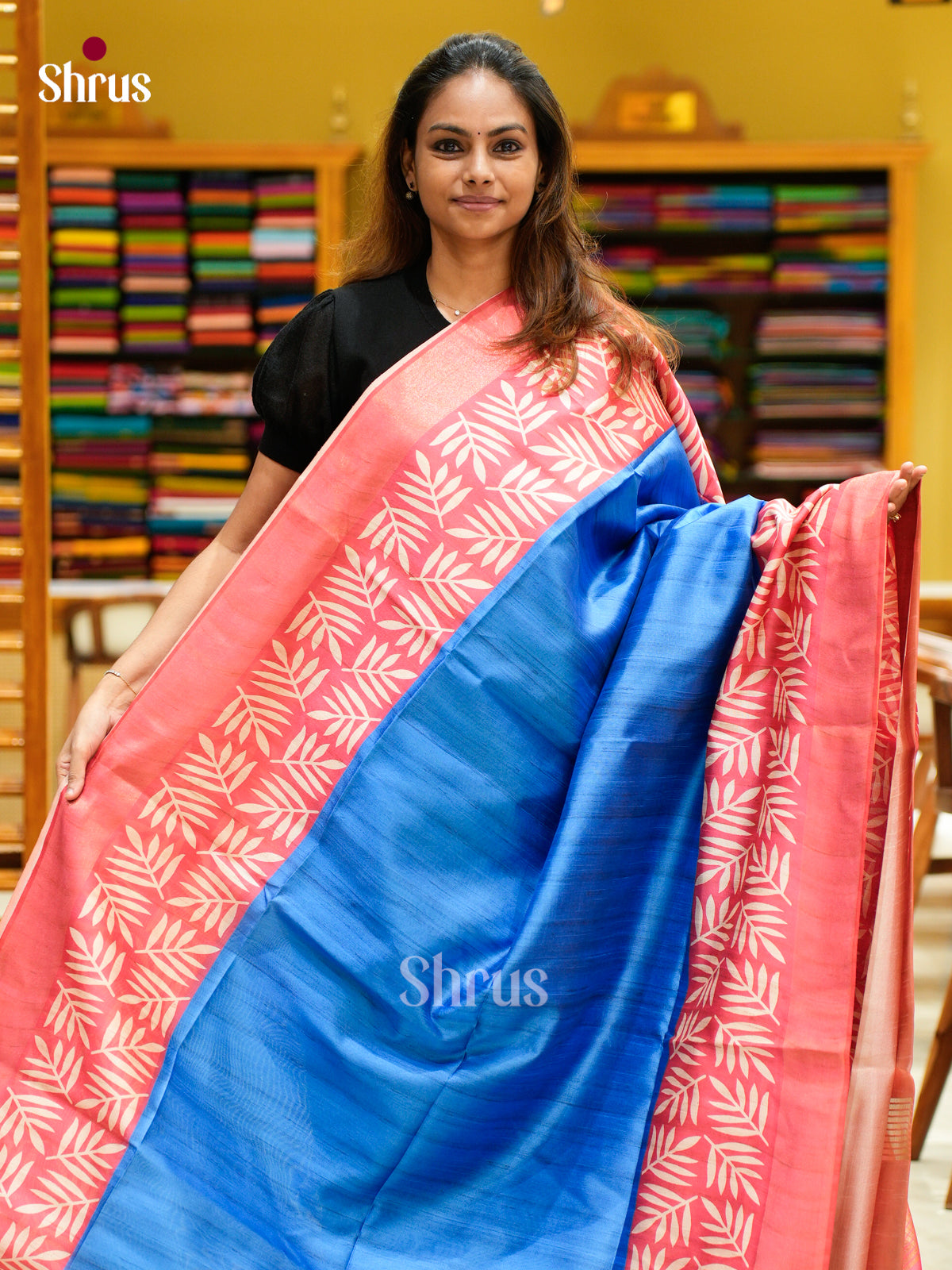 Champa semitussar Saree - EFS01217 - Shop on Shrus.com