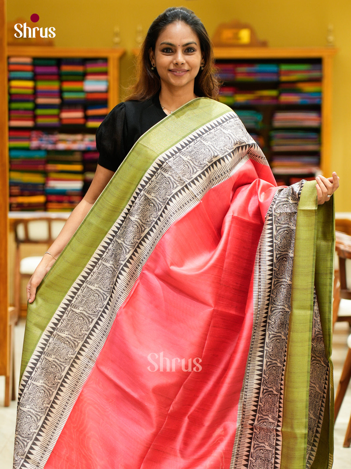 Champa semitussar Saree - EFS01250 - Shop on Shrus.com