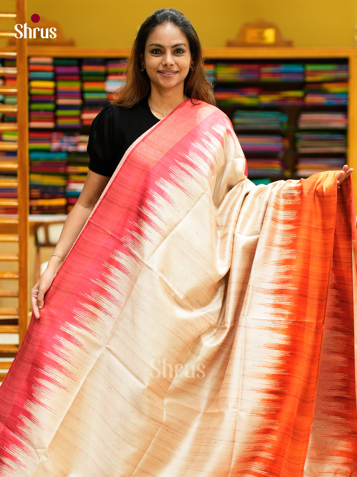Champa semitussar Saree - EFS01314 - Shop on Shrus.com