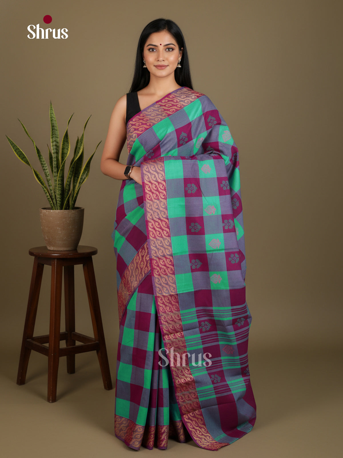 Chettinad Cotton Saree - EFS01372 - Shop on Shrus.com