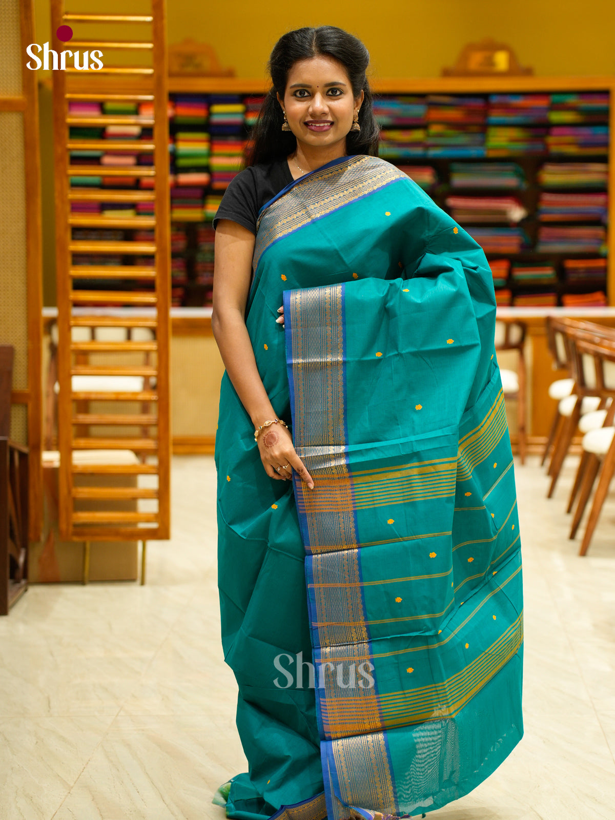 Chettinad Cotton Saree - EFS02012 - Shop on Shrus.com