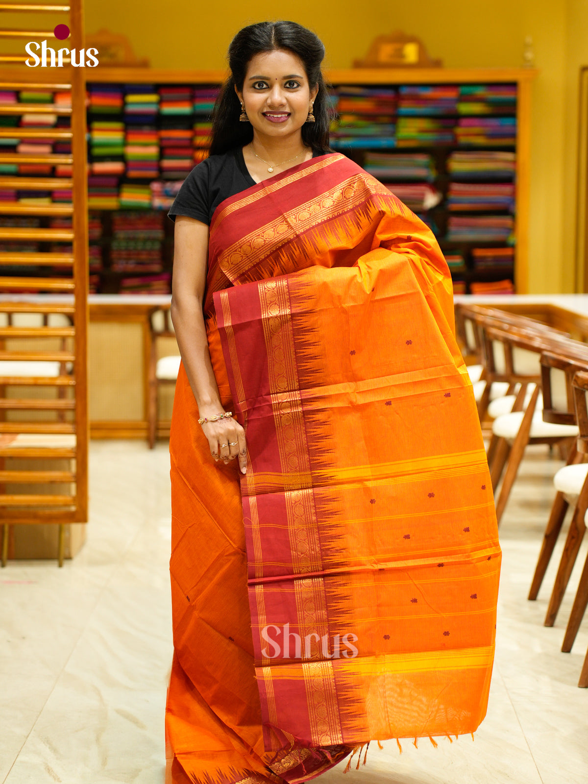 Chettinad Cotton Saree - EFS02053 - Shop on Shrus.com