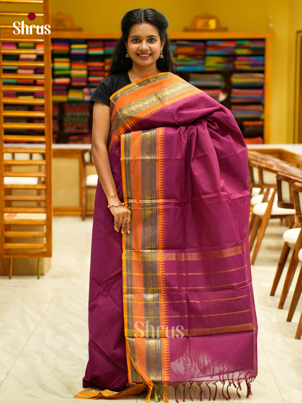 Chettinad Cotton Saree - EFS02076 - Shop on Shrus.com