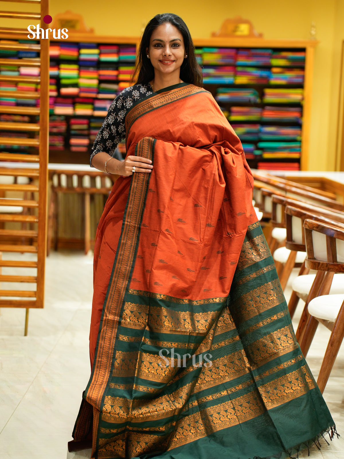 Kalyani Cotton Saree - EFS02367 - Shop on Shrus.com