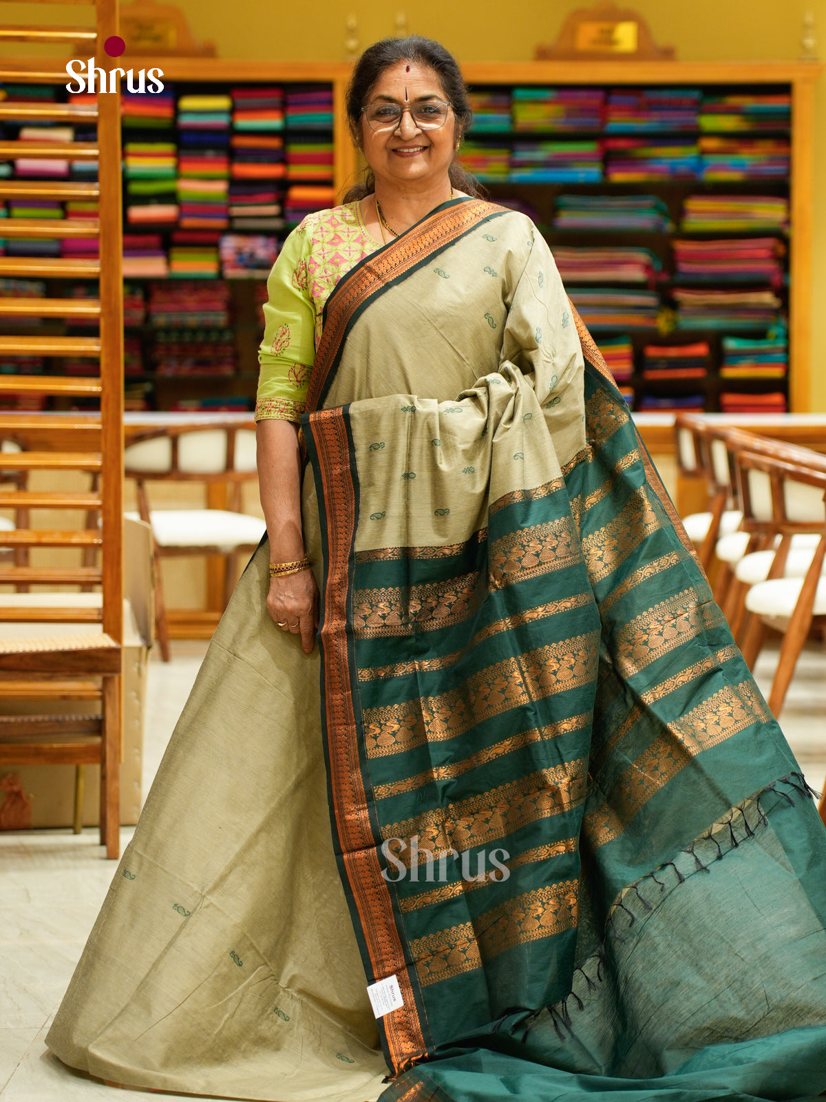 Kalyani Cotton Saree - EFS02370 - Shop on Shrus.com