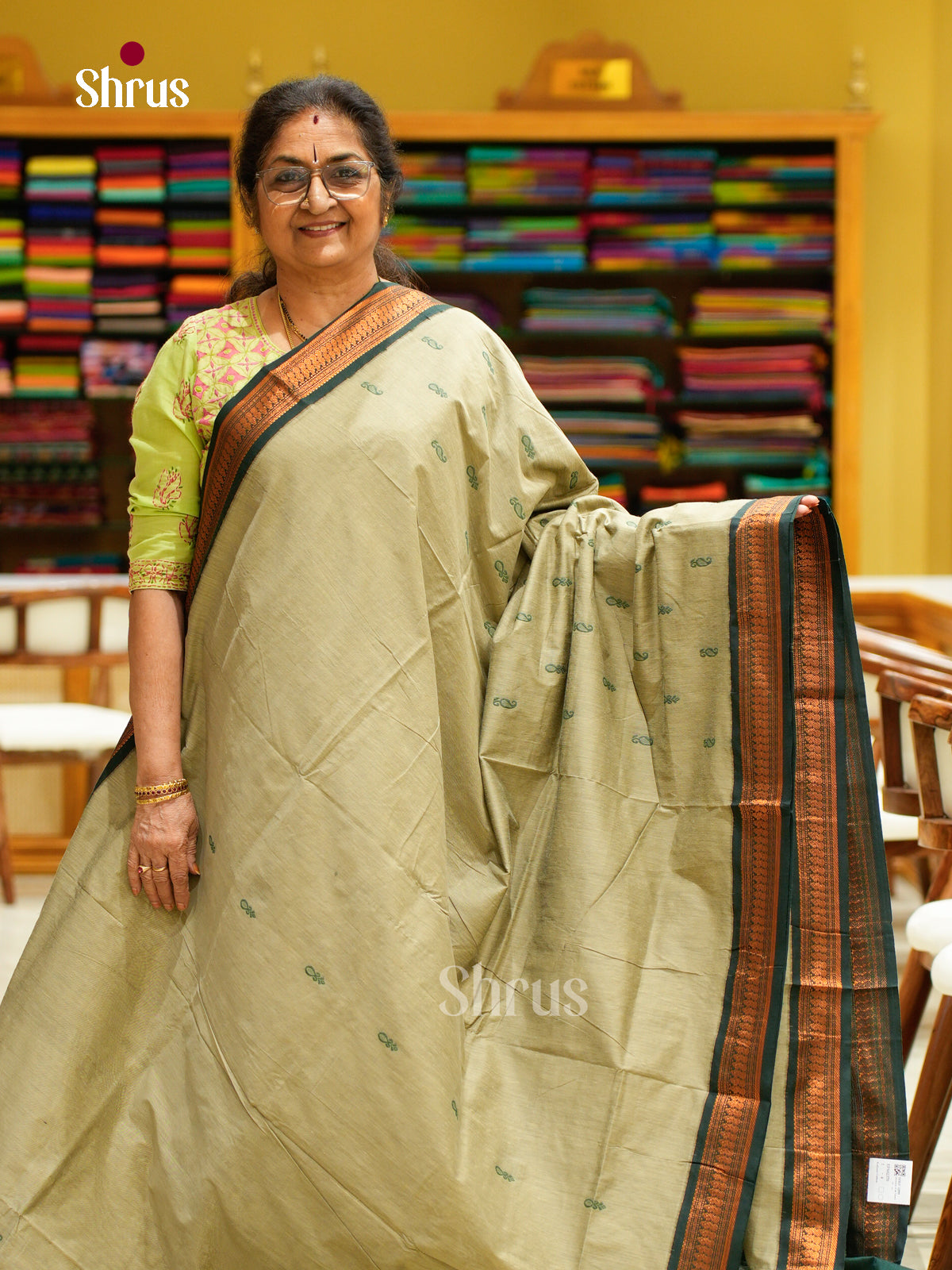Kalyani Cotton Saree - EFS02370 - Shop on Shrus.com