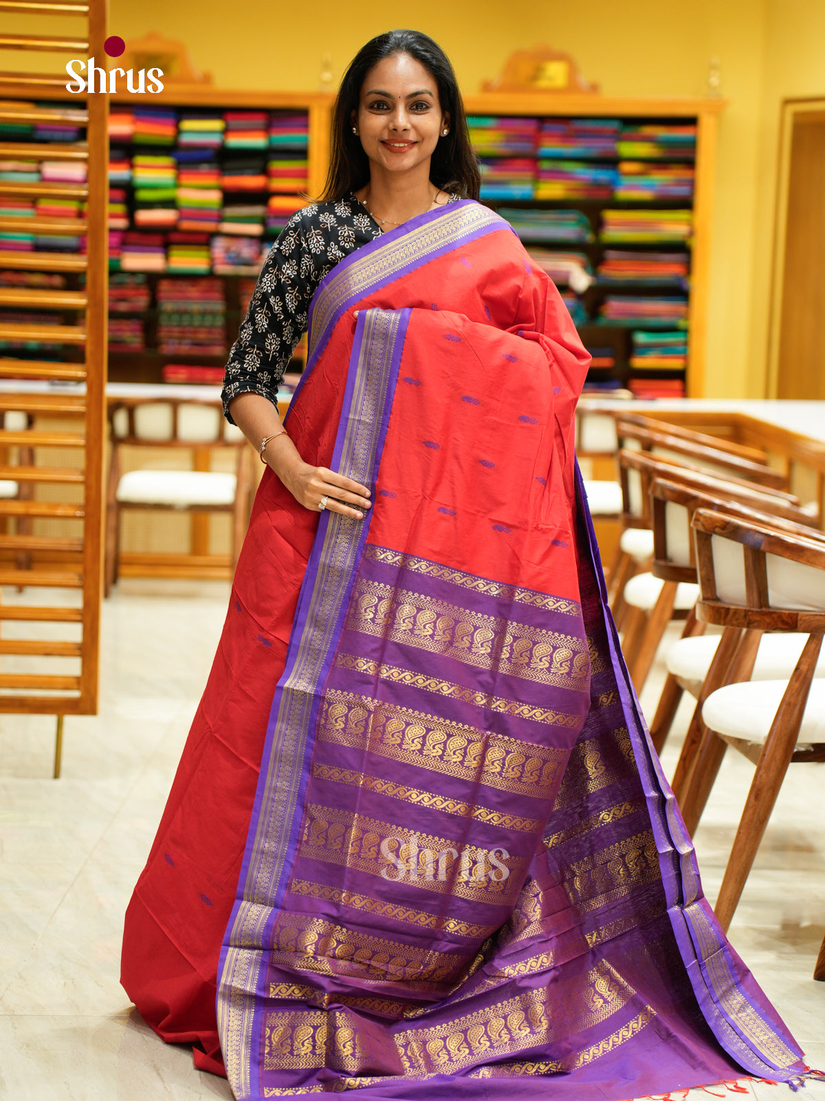 Kalyani Cotton Saree - EFS02372 - Shop on Shrus.com