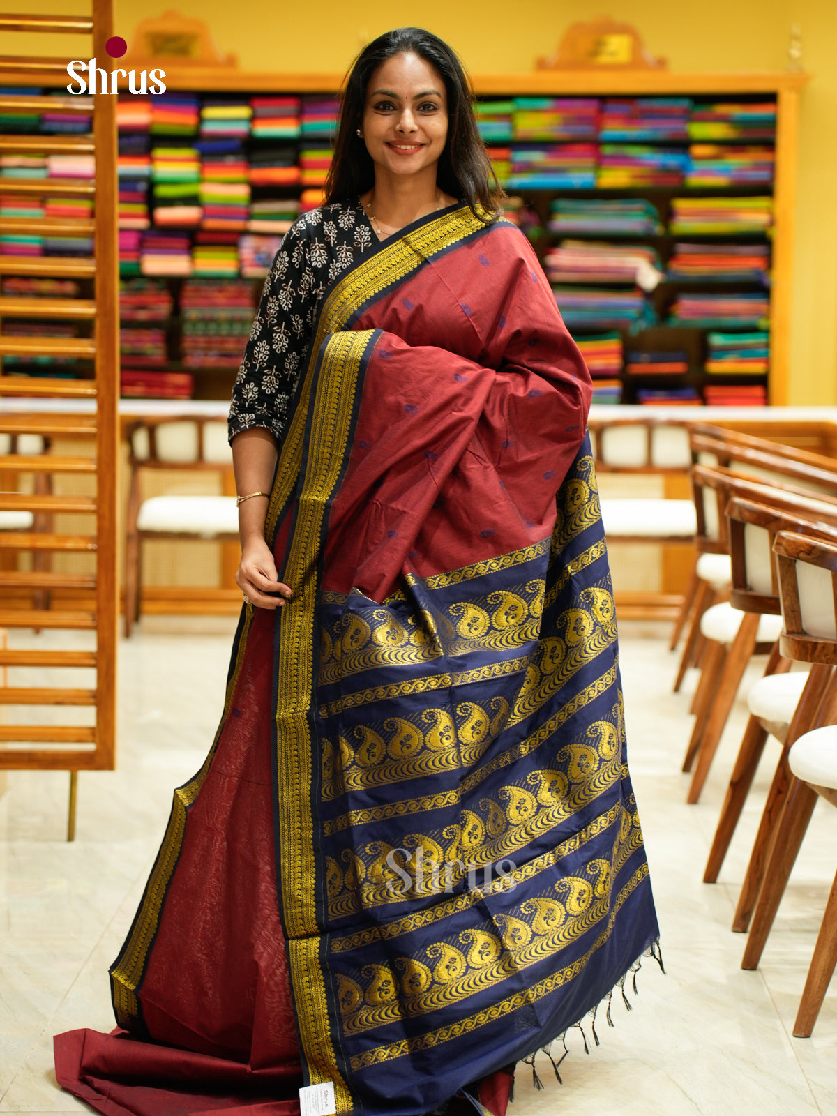 Kalyani Cotton Saree - EFS02374 - Shop on Shrus.com