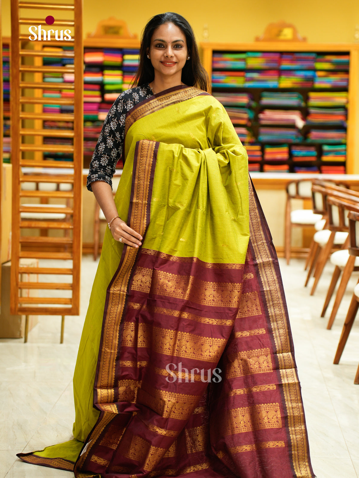 Kalyani Cotton Saree - EFS02375 - Shop on Shrus.com