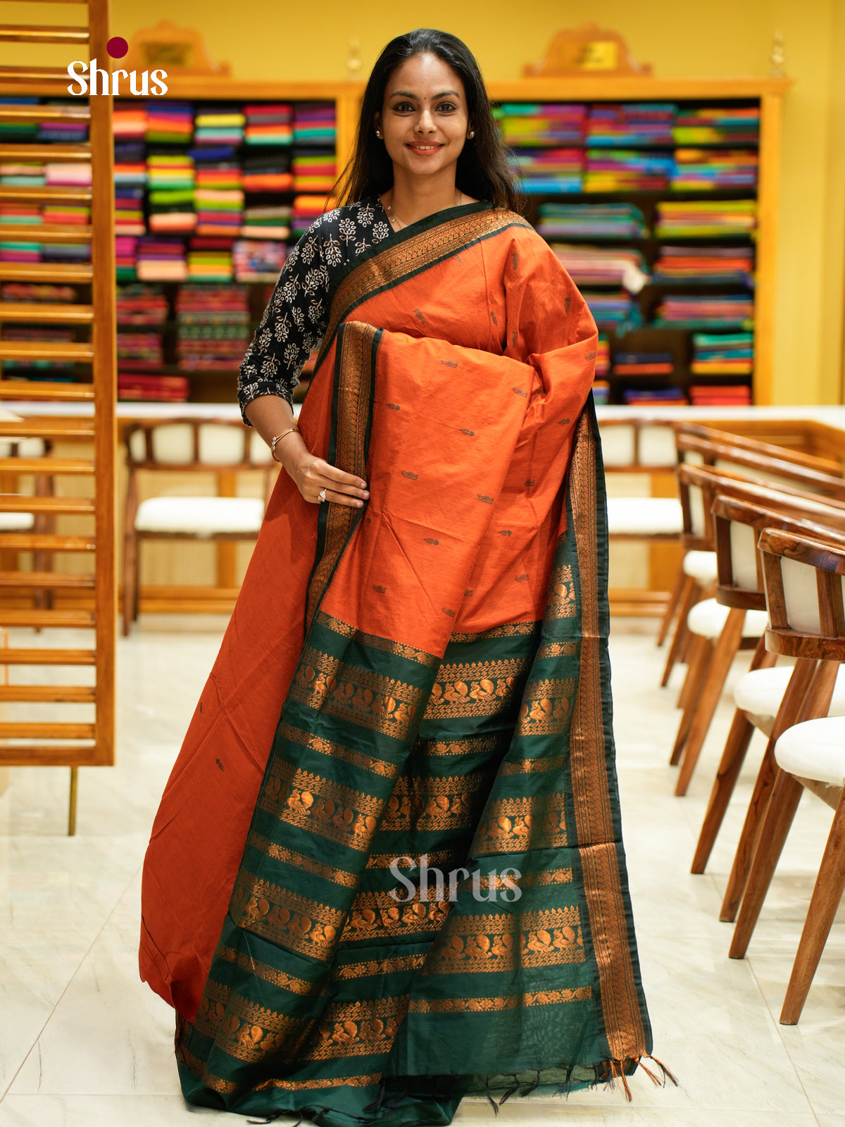 Kalyani Cotton Saree - EFS02378 - Shop on Shrus.com
