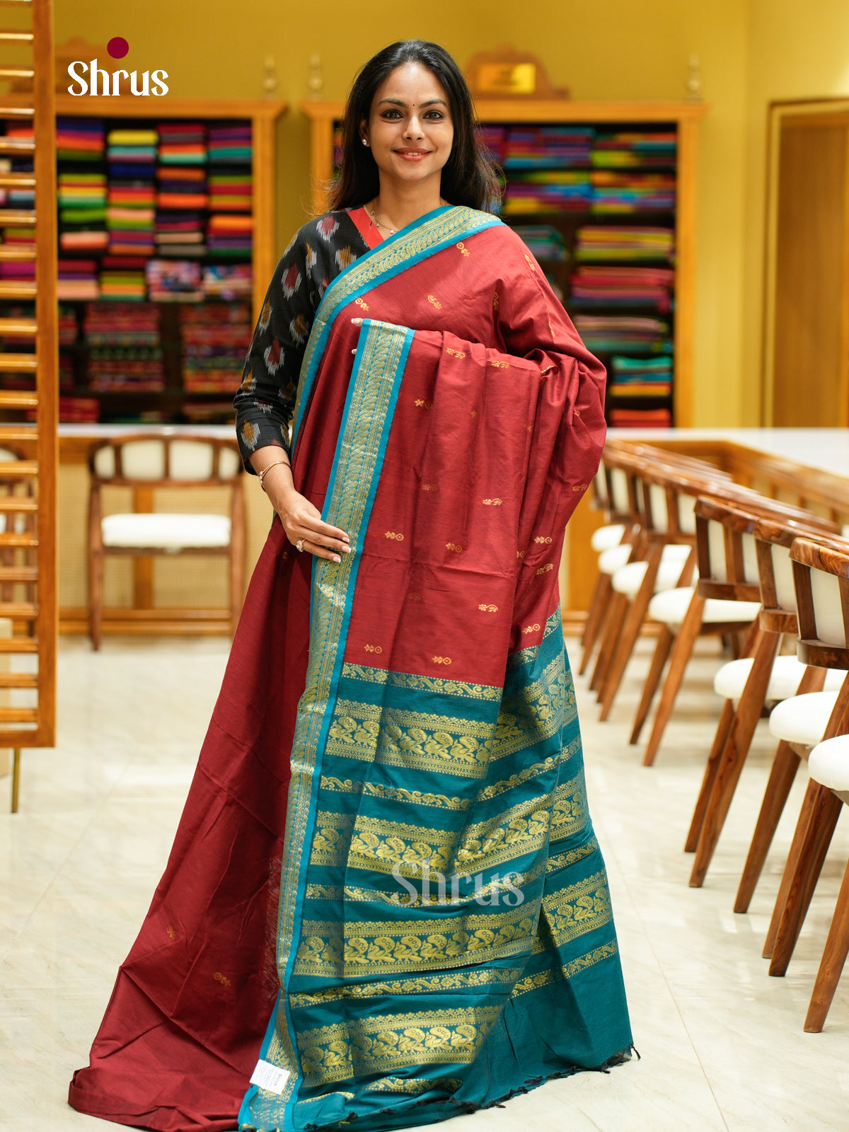 Kalyani Cotton Saree - EFS02391 - Shop on Shrus.com
