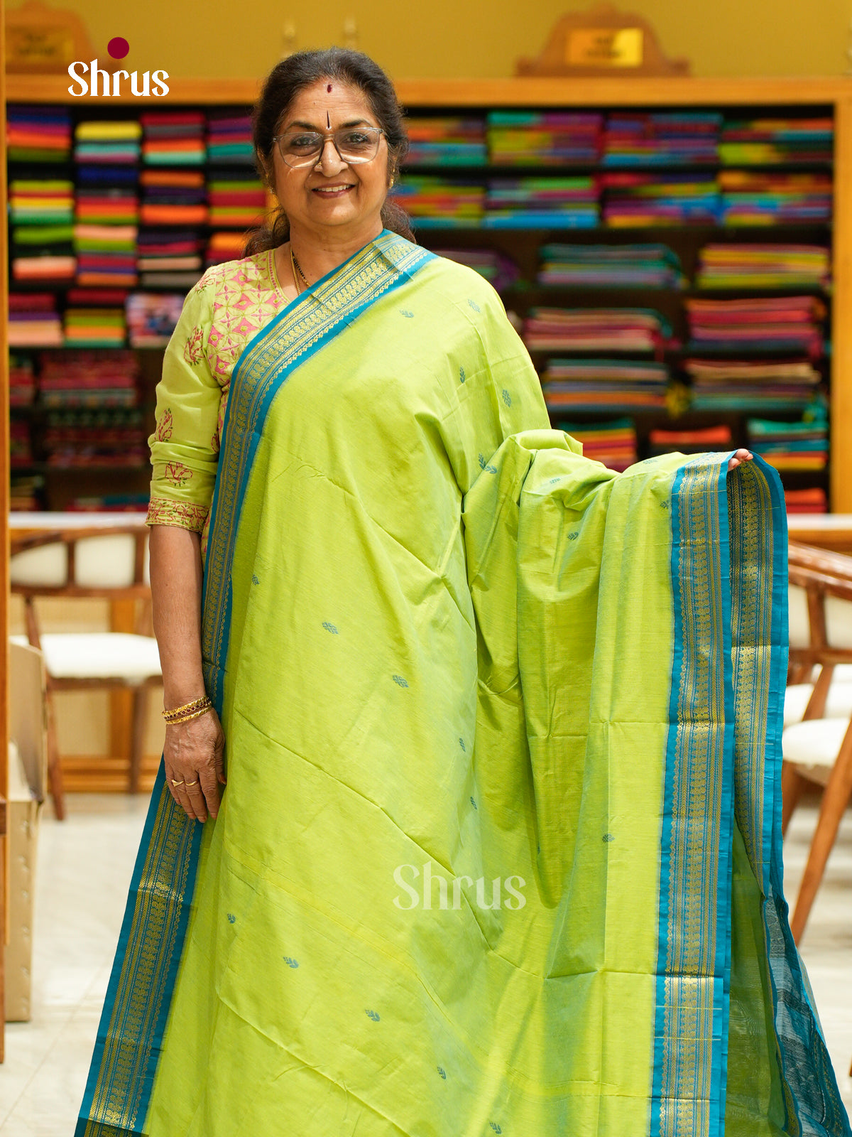 Kalyani Cotton Saree - EFS02409 - Shop on Shrus.com