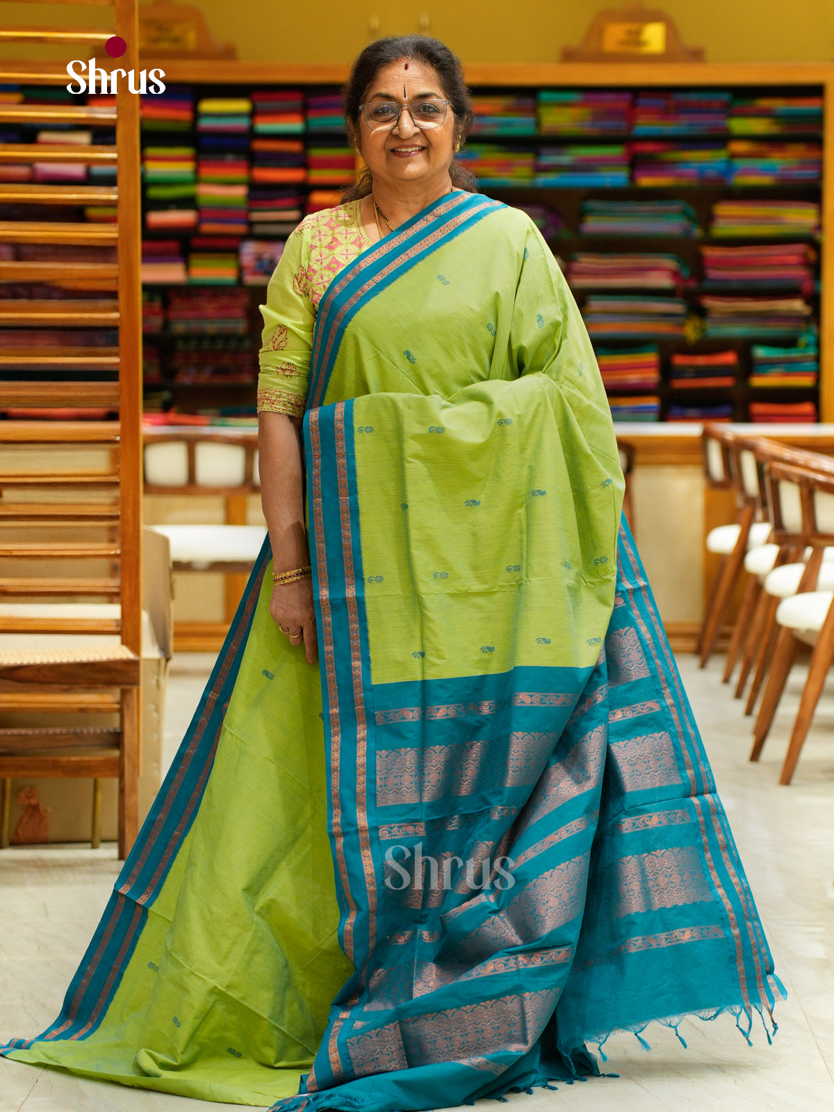 Kalyani Cotton Saree - EFS02410 - Shop on Shrus.com