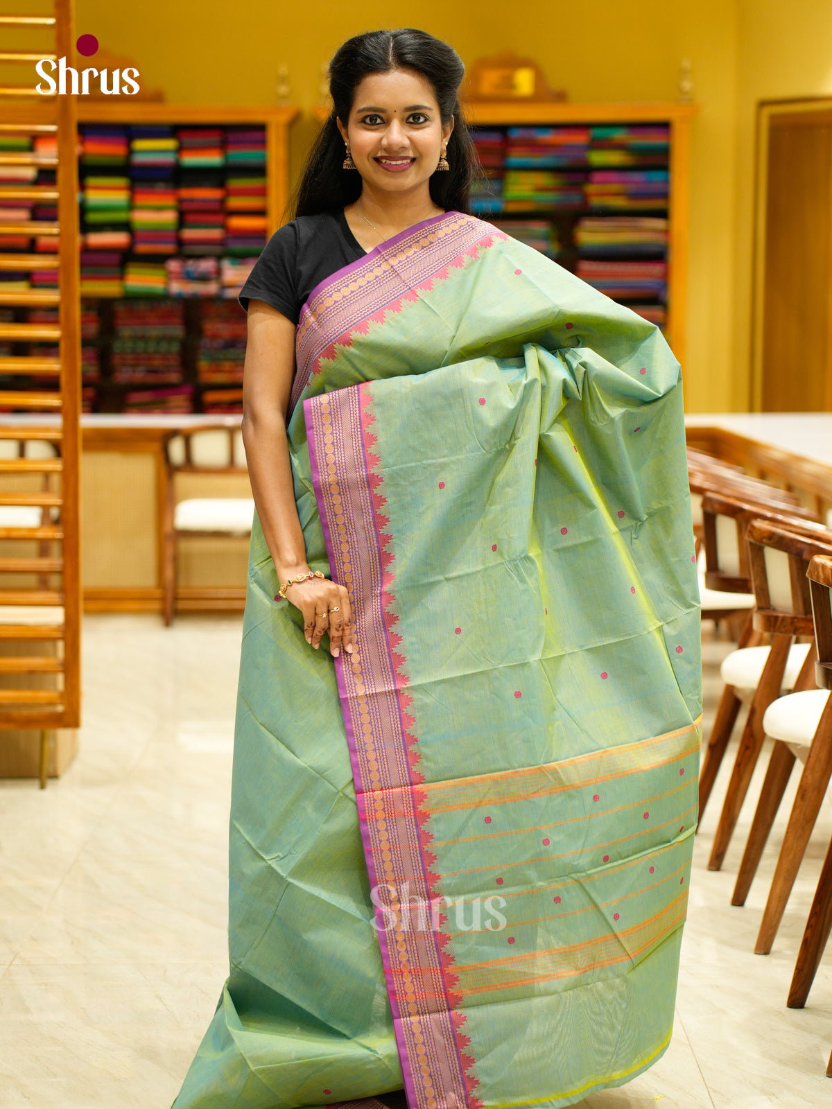 Chettinad Cotton Saree - EFS02423 - Shop on Shrus.com