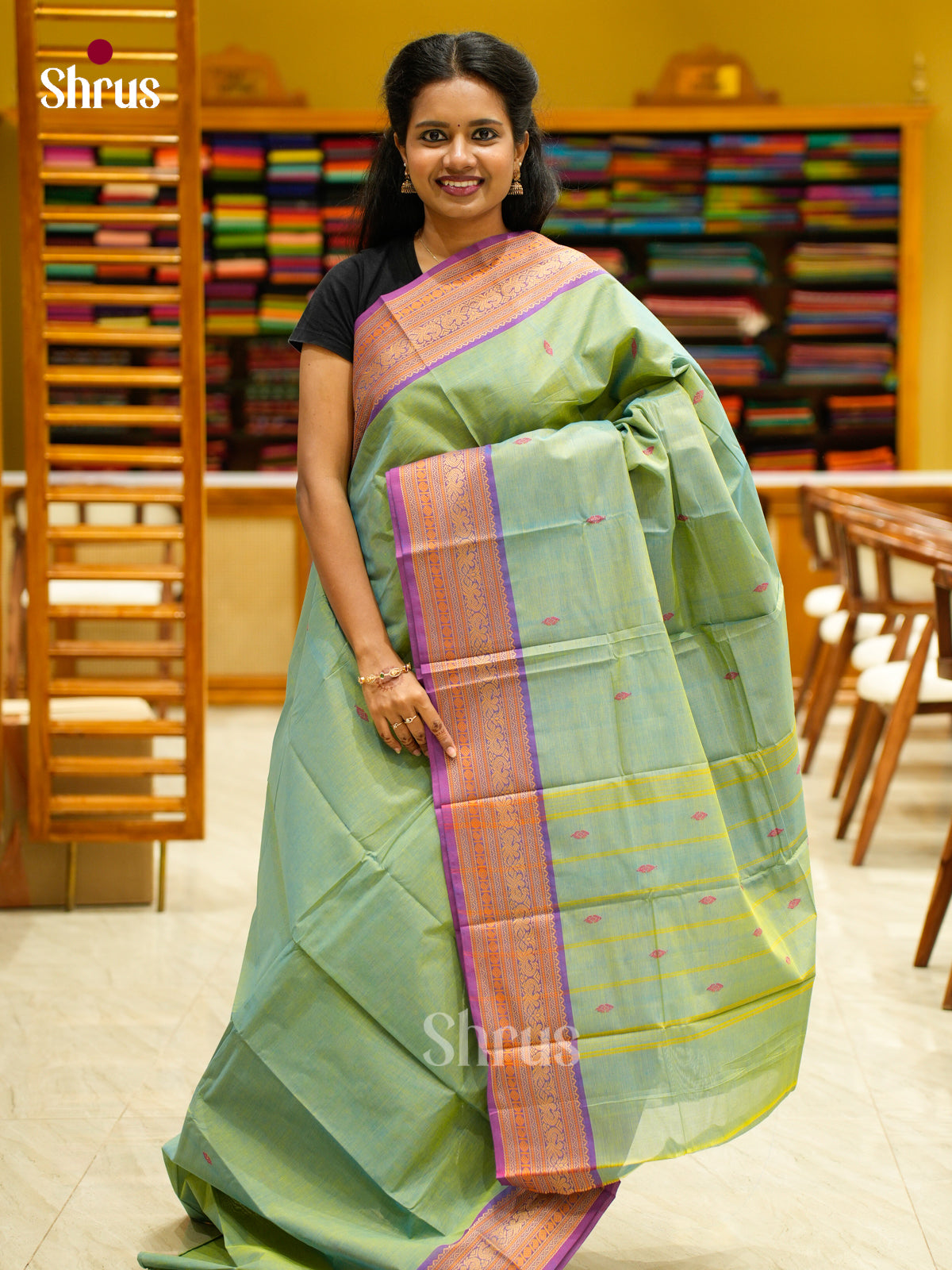Chettinad Cotton Saree - EFS03004 - Shop on Shrus.com