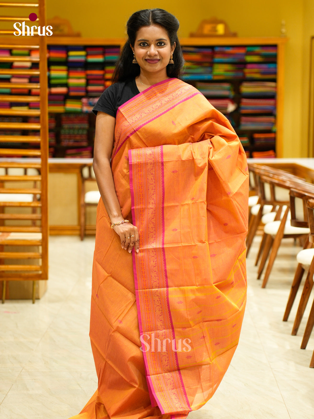 Chettinad Cotton Saree - EFS03007 - Shop on Shrus.com