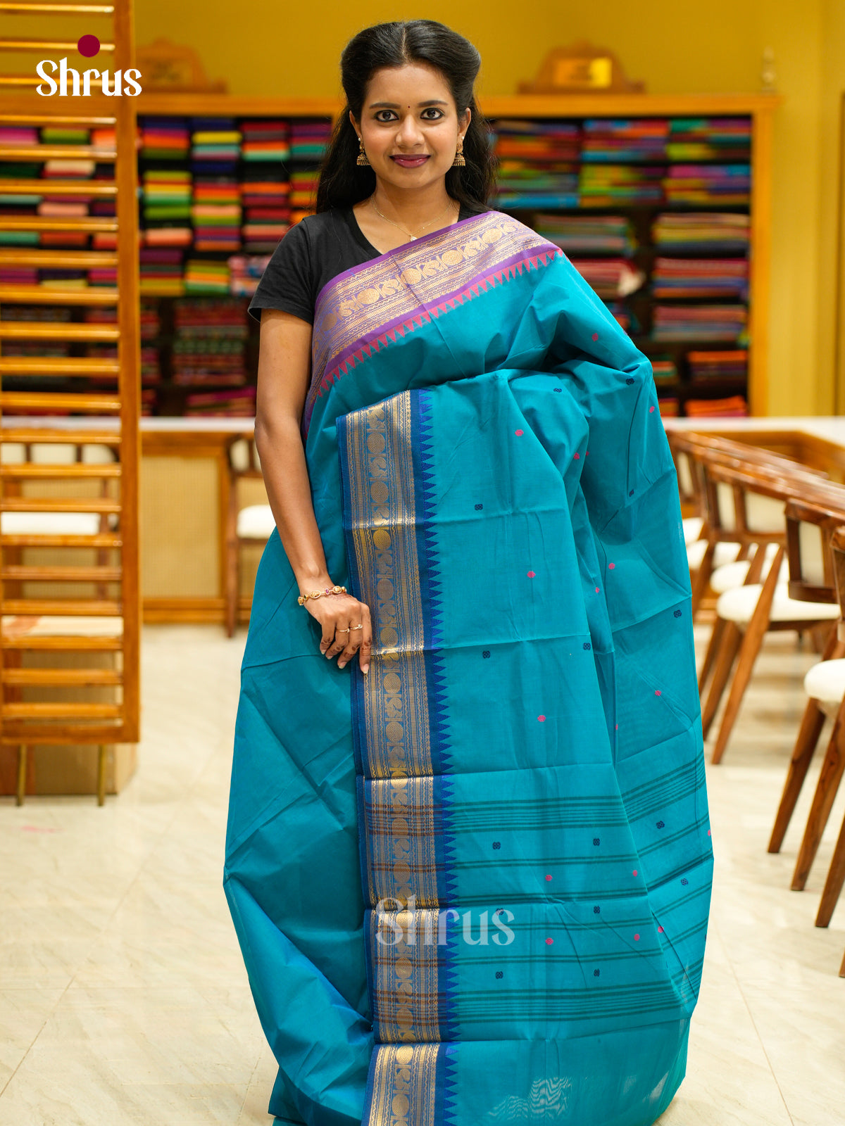 Chettinad Cotton Saree - EFS03016 - Shop on Shrus.com