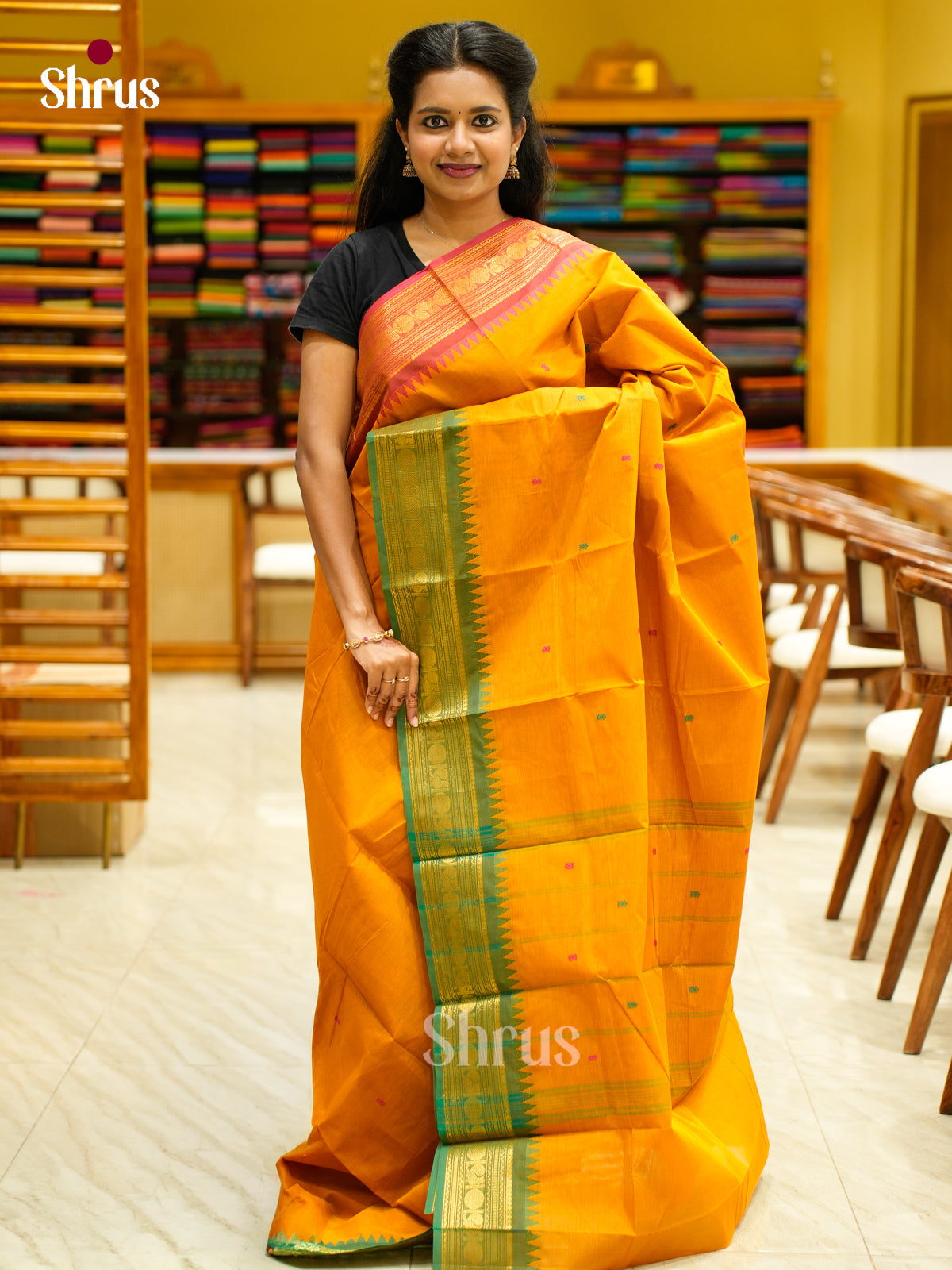 Chettinad Cotton Saree - EFS03020 - Shop on Shrus.com