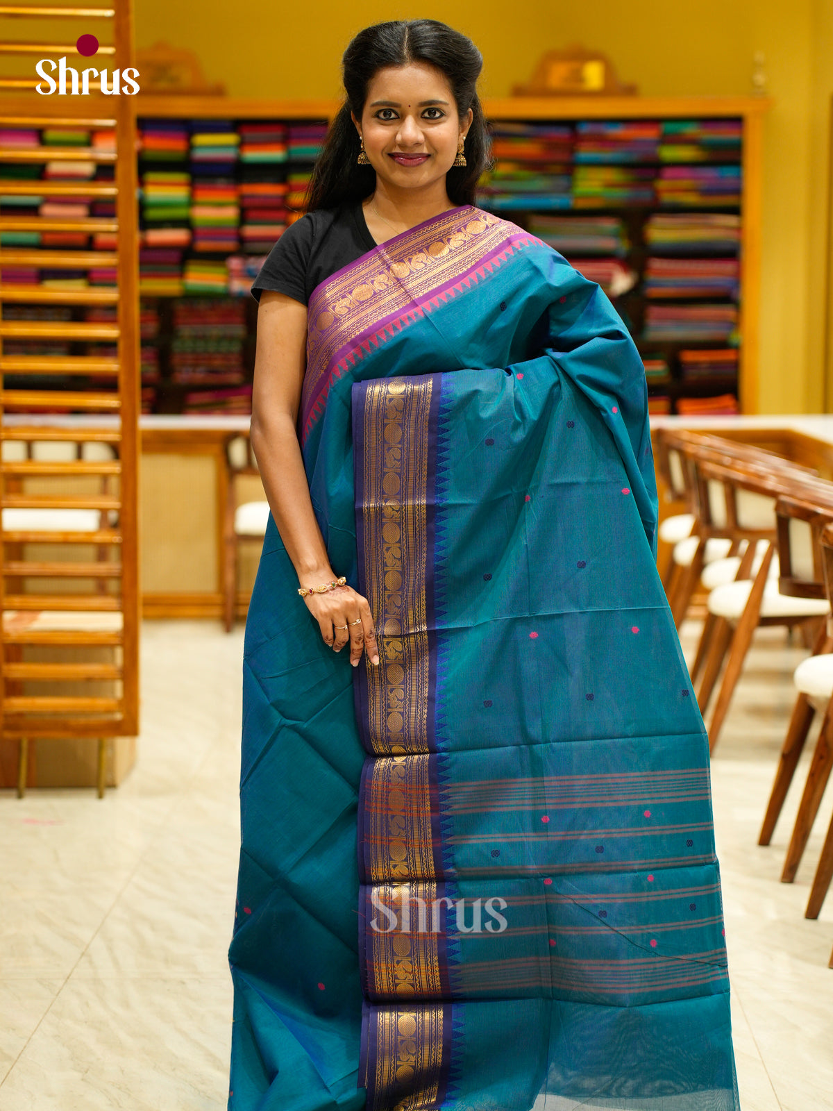 Chettinad Cotton Saree - EFS03021 - Shop on Shrus.com