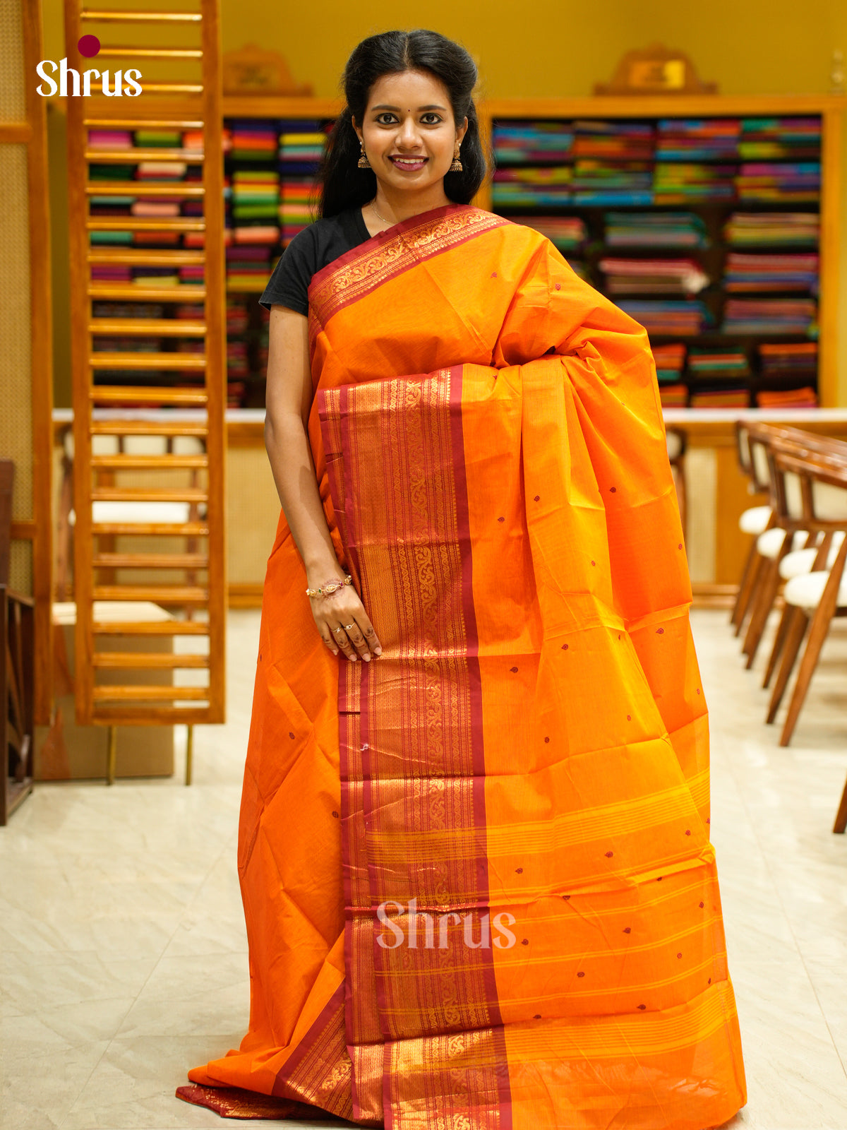 Chettinad Cotton Saree - EFS03032 - Shop on Shrus.com