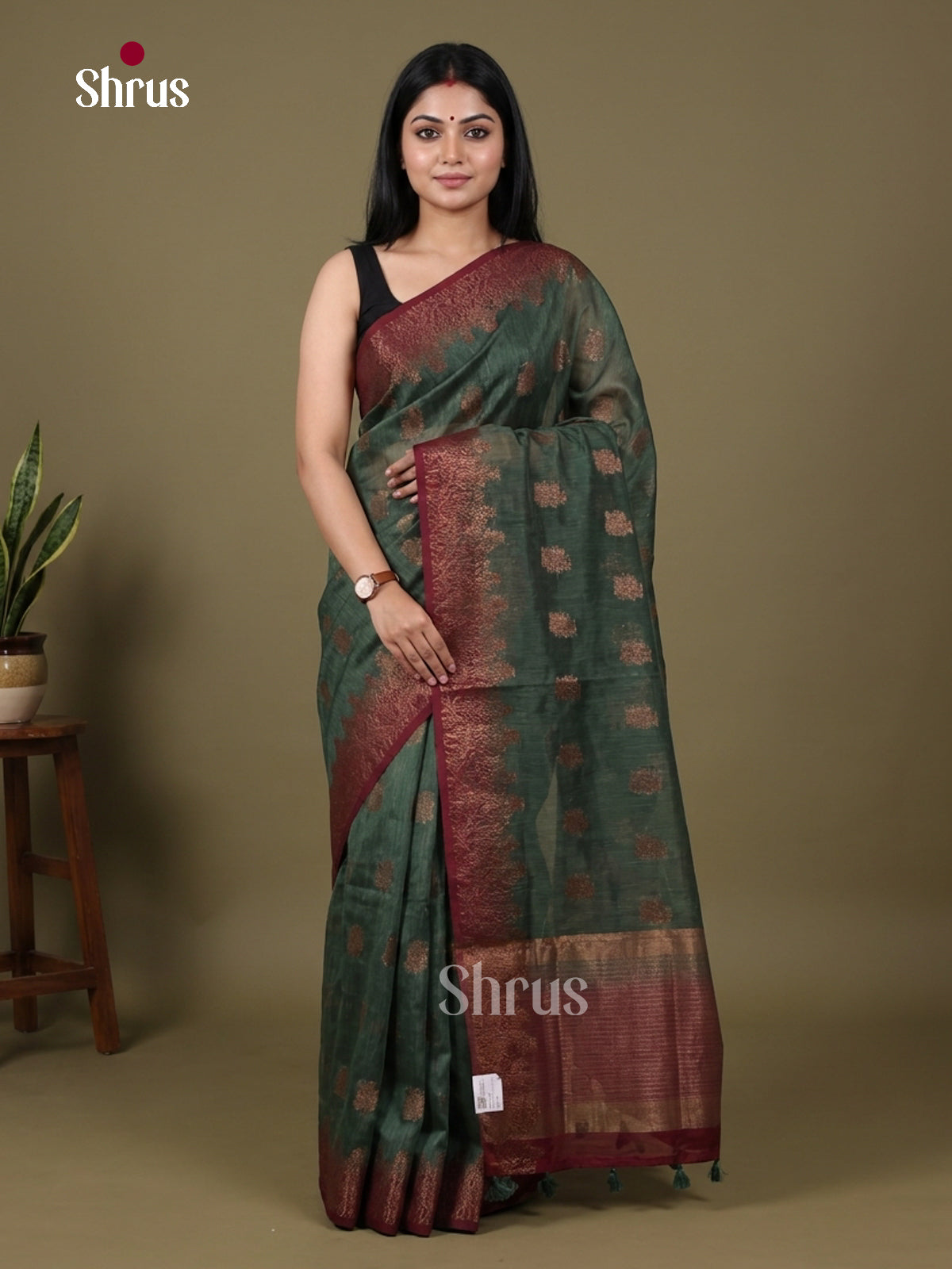 Semi Jute Saree - EFS03232