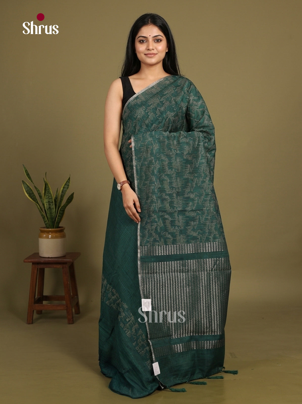 Semi Jute Saree - EFS03293