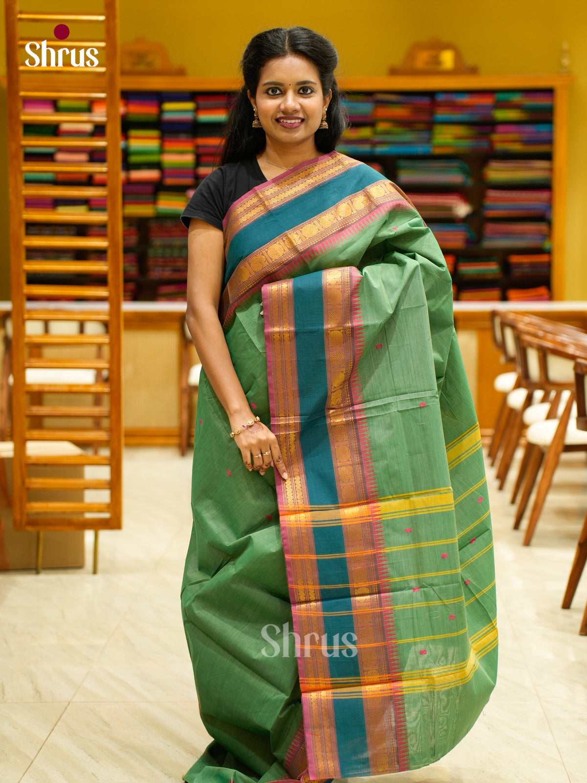 Chettinad Cotton Saree - EFS03317 - Shop on Shrus.com