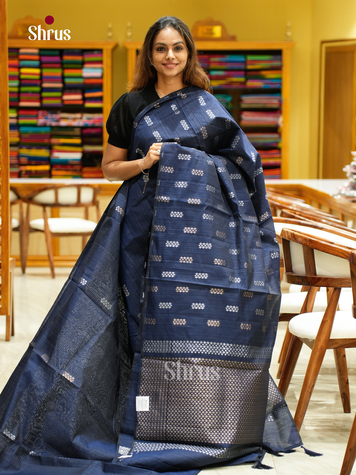 Semi Jute Saree - EFS03324 - Shop on Shrus.com