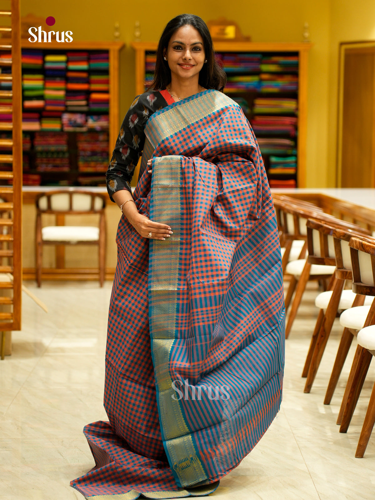 Chettinad Cotton Saree - EFS04011 - Shop on Shrus.com