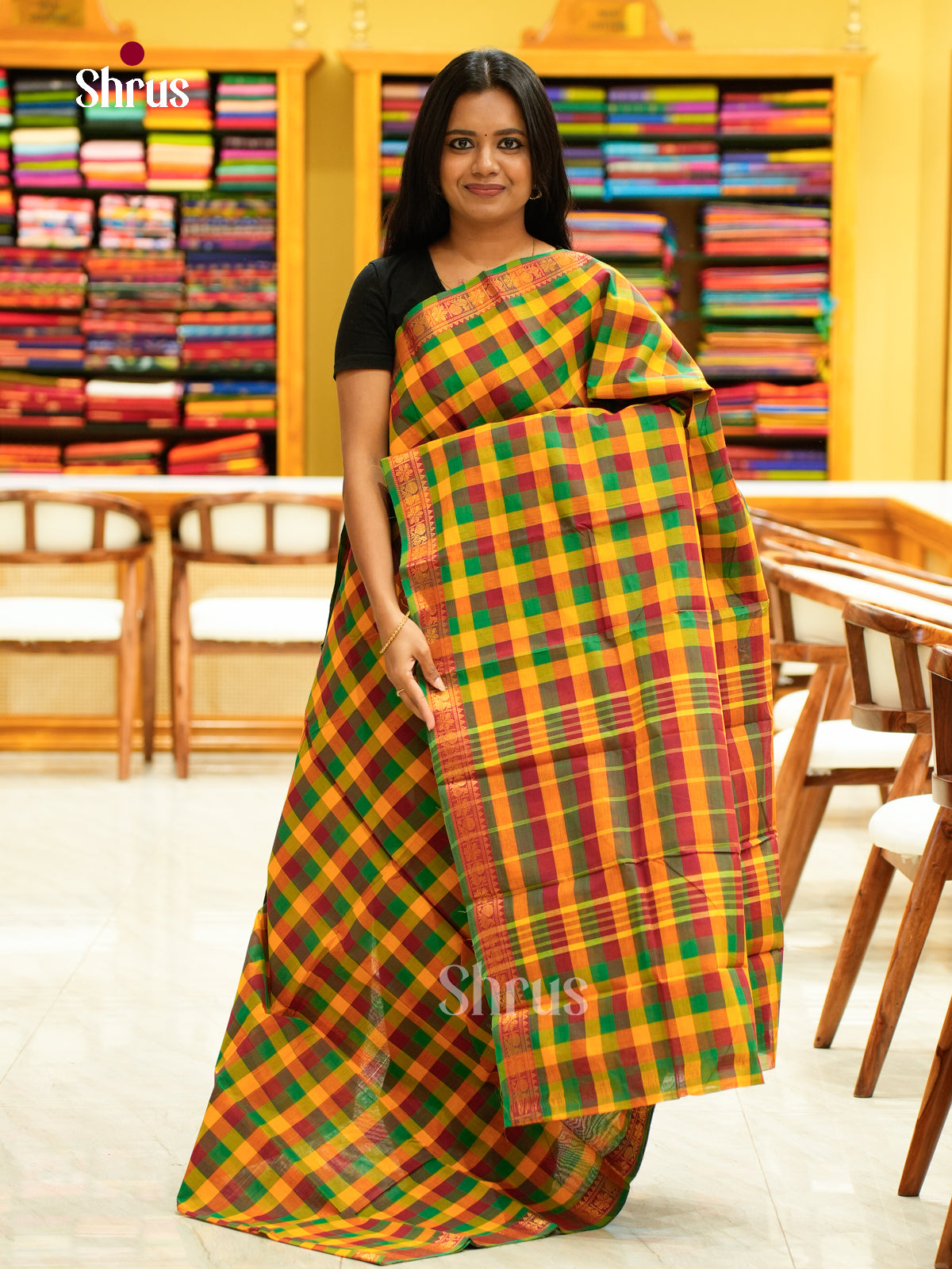 Chettinad Cotton Saree - EFS04389