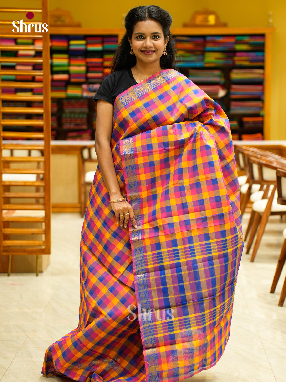 Chettinad Cotton Saree - EFS04391 - Shop on Shrus.com