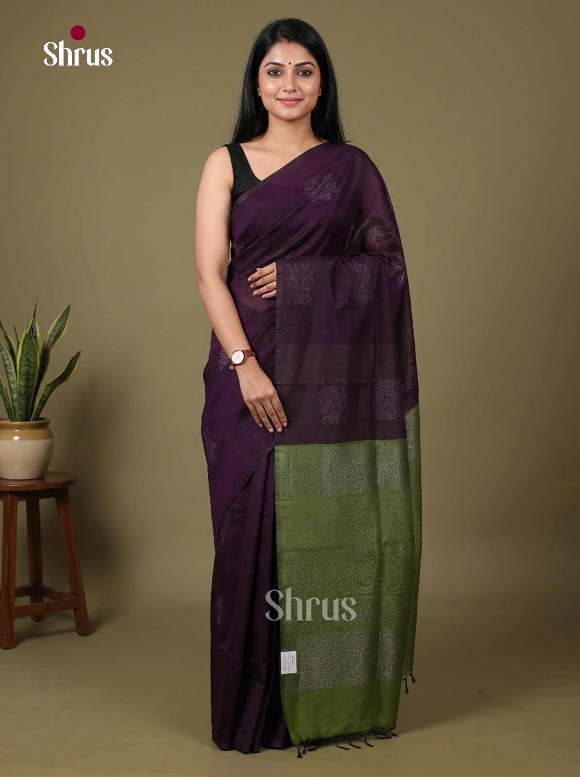 Semi Silkcotton Saree - EFS04439