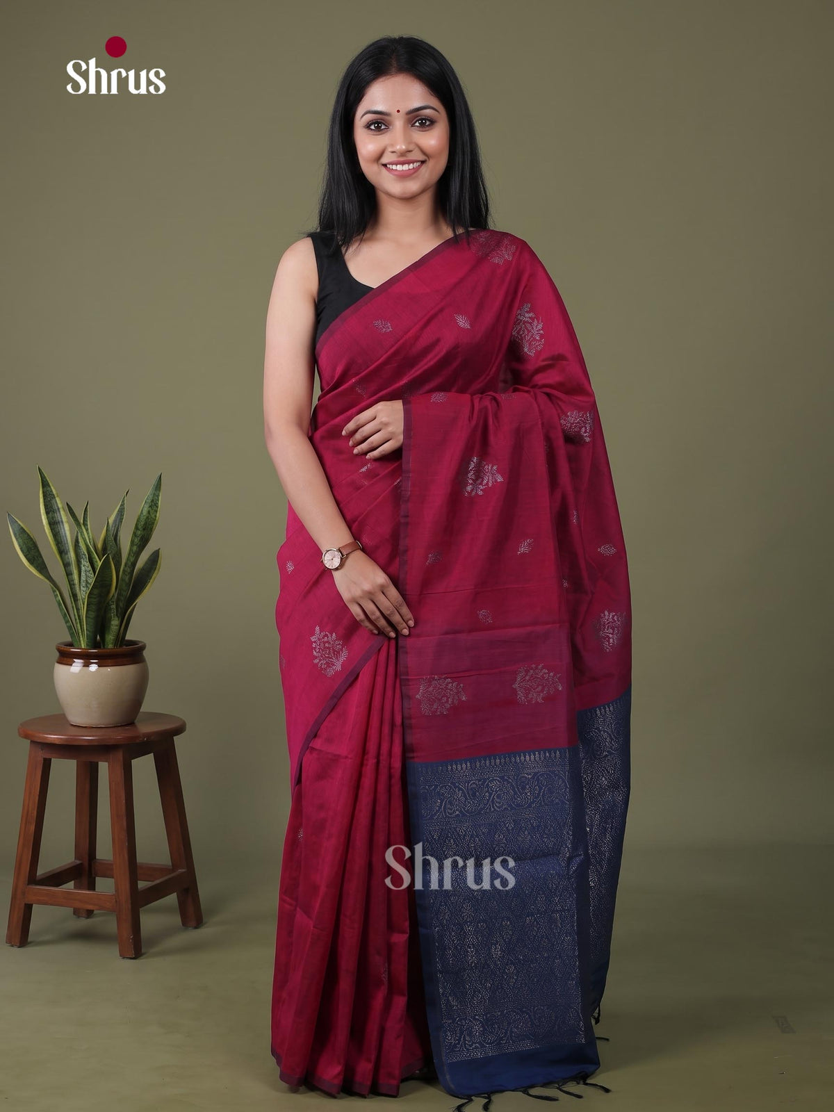 Semi Silkcotton Saree - EFS04506