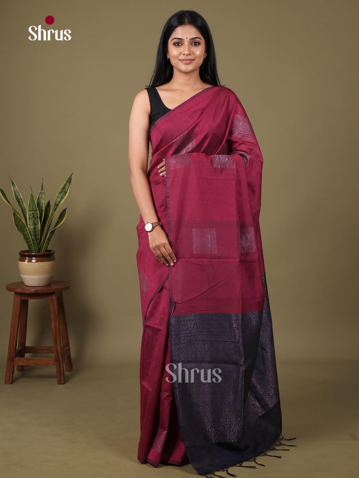 Semi Silkcotton Saree - EFS04524